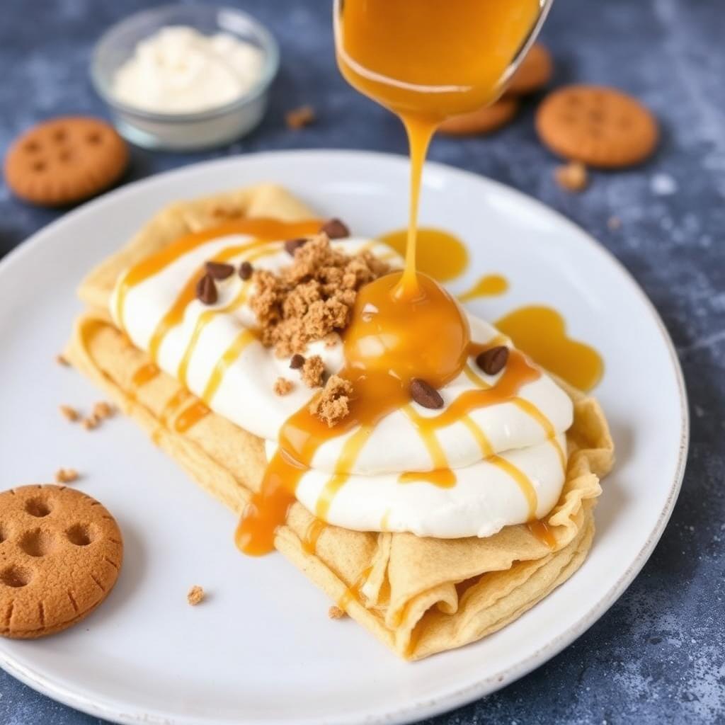Biscoff Cream Crepe