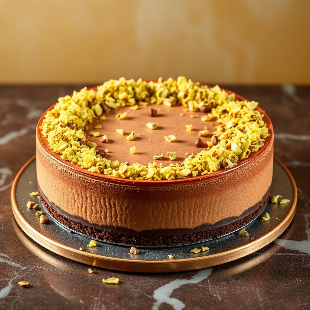 Dubai Chocolate Cheesecake